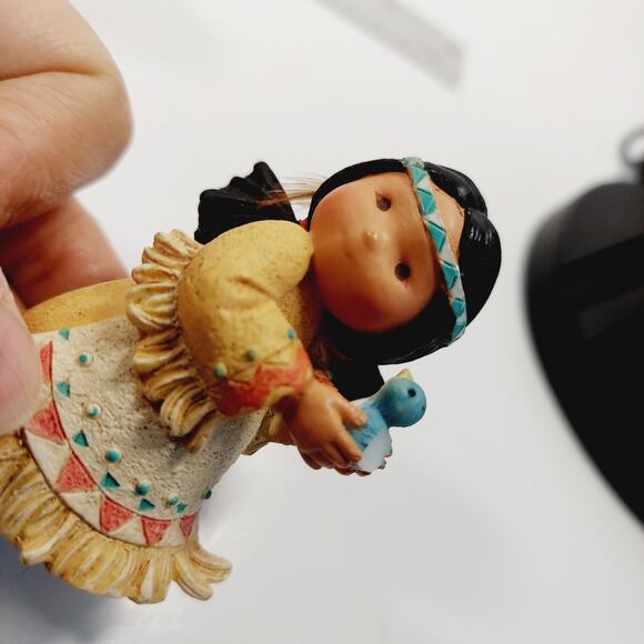 Vtg Friends Of The Feather Figurines Enesco Lot Little Bird Hen Wolf Cares 90's - Picture 11 of 13